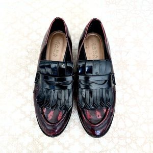 ✨ ZARA fringed loafers